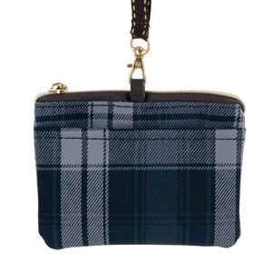 Waterproof Plaid Coin Purse & Card Pouch Holder